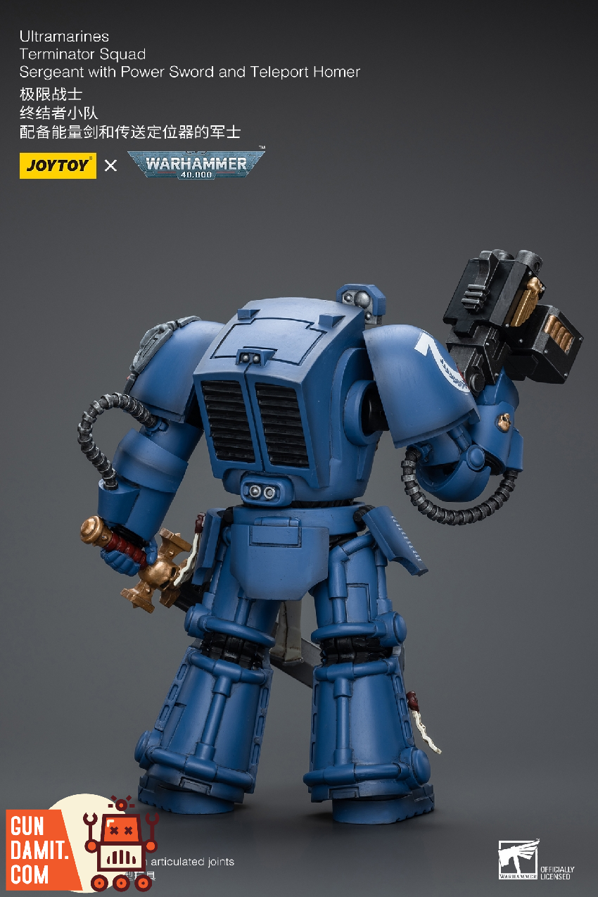 JoyToy JT9923 Terminator Sergeant rear armor detail JoyToy JT9923 Terminator Sergeant rear armor detail