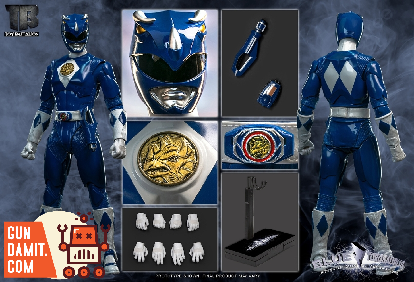 Toys Battalion TB014 Blue Torosaurus action pose Toys Battalion TB014 Blue Torosaurus action pose