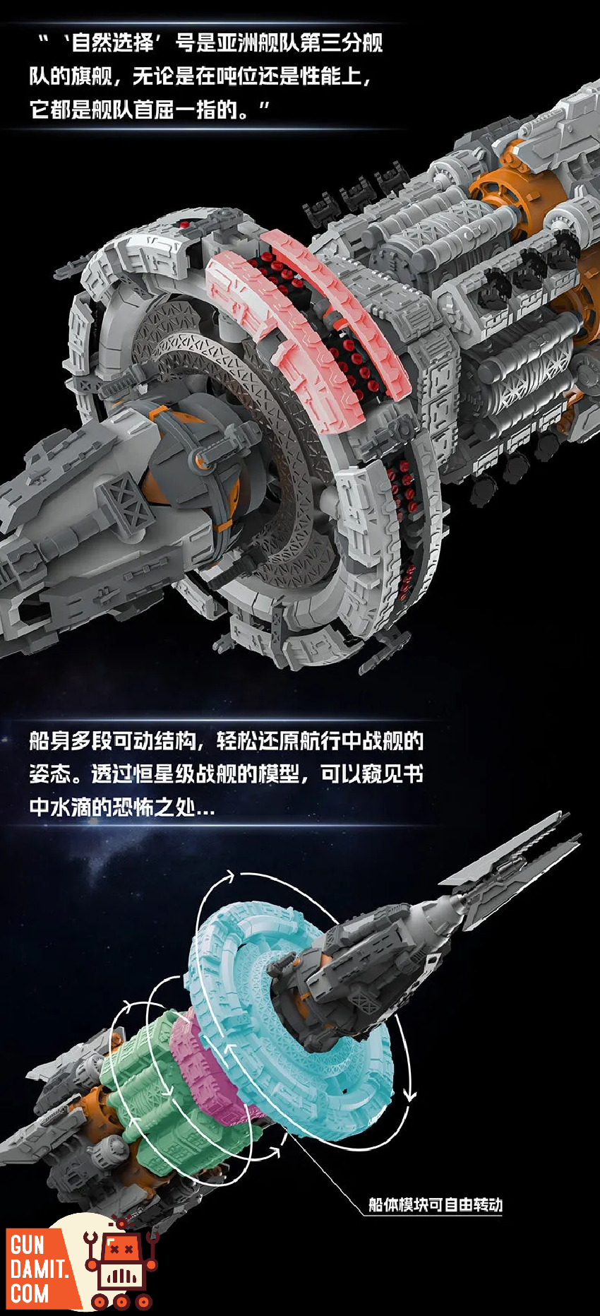 Three-Body Problem Natural Selection model kit hull detail Three-Body Problem Natural Selection model kit hull detail