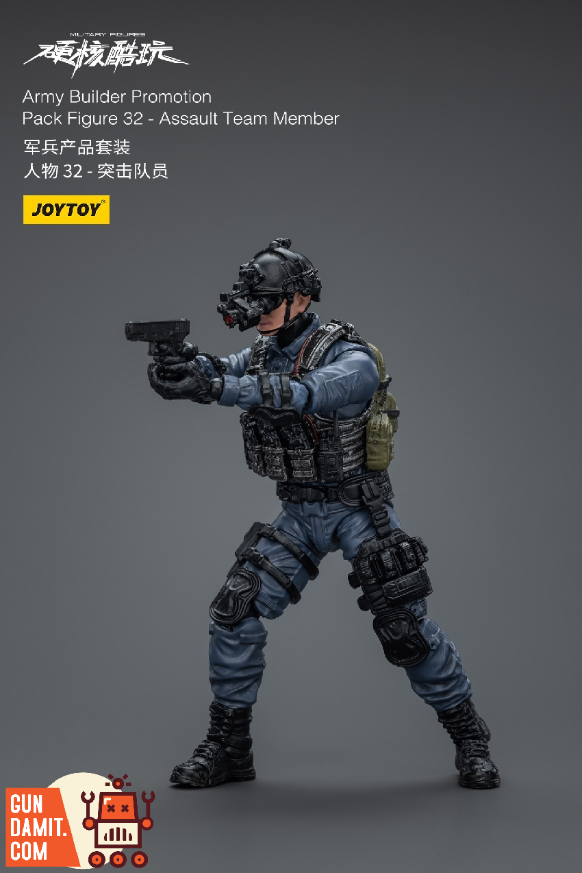 JoyToy JT1514 Assault Team Member figure rear tactical gear JoyToy JT1514 Assault Team Member figure rear tactical gear