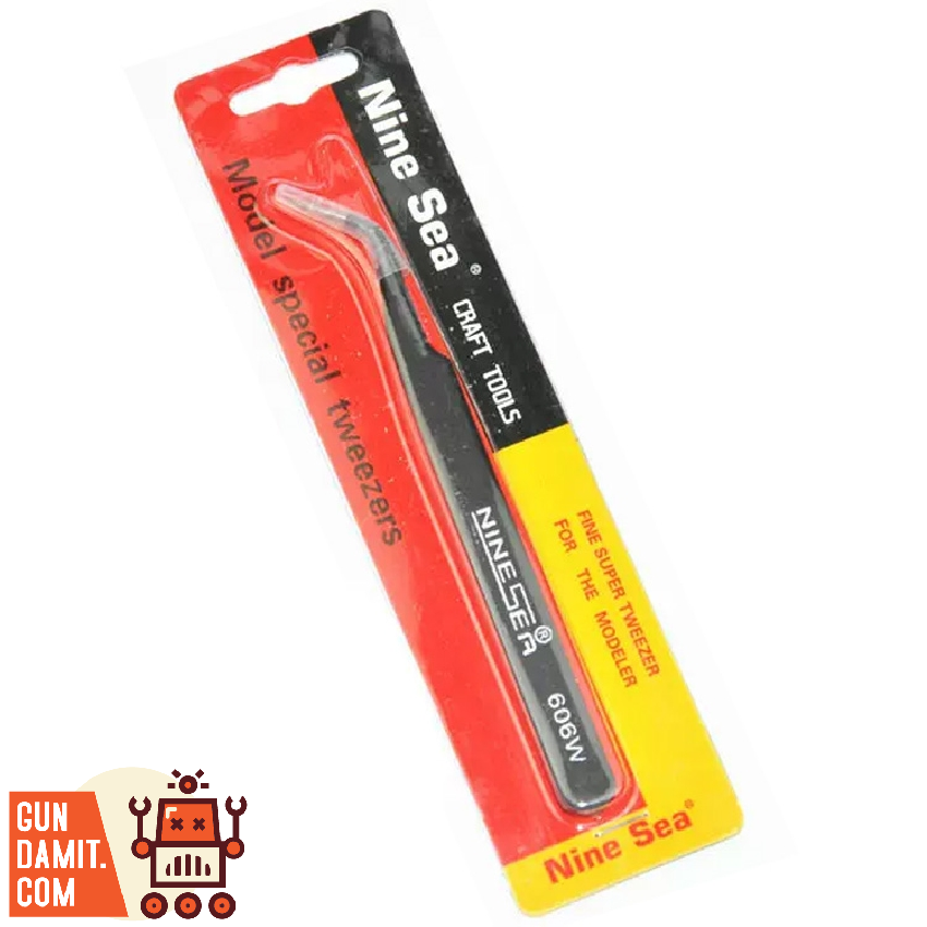 606W precision curved tweezers handle and grip design 606W precision curved tweezers handle and grip design