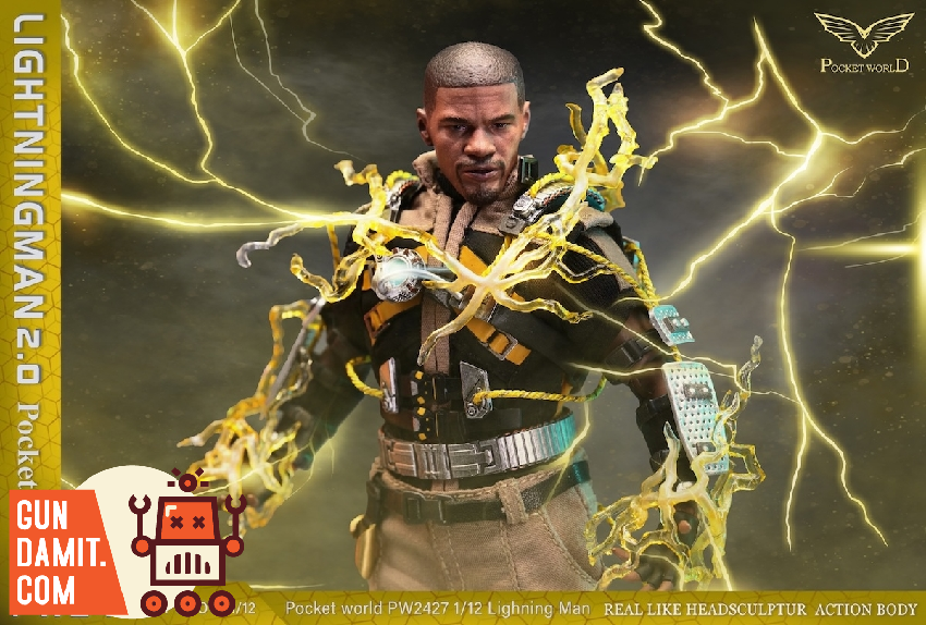Flash Man 2.0 1/12 lightning burst chest detail close-up Flash Man 2.0 1/12 lightning burst chest detail close-up