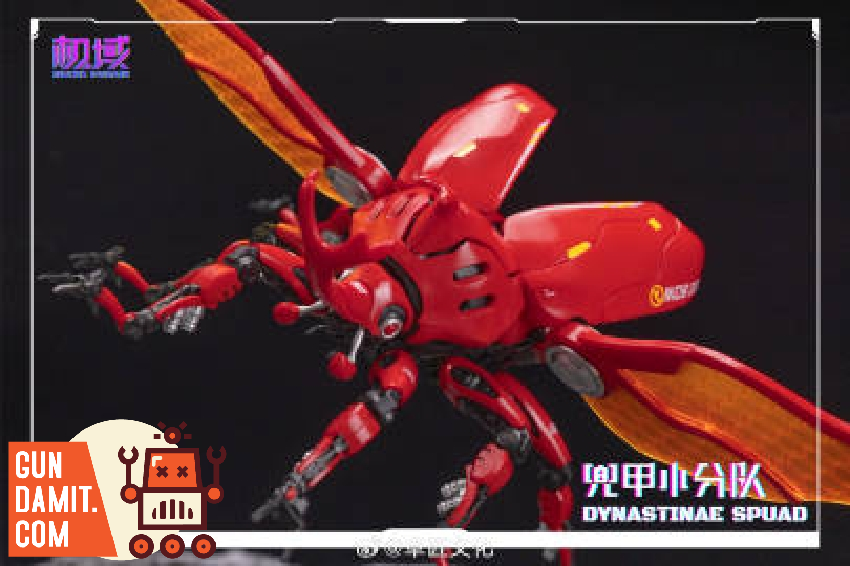Zhuojiang Dynastinae Squad model kit side profile with weapons Zhuojiang Dynastinae Squad model kit side profile with weapons