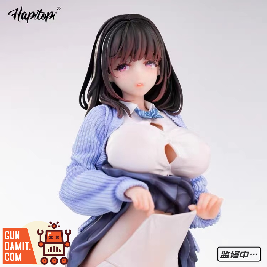 Hapitopi x Hitomio 1/6 Bathroom Sister resin statue front view Hapitopi x Hitomio 1/6 Bathroom Sister resin statue front view