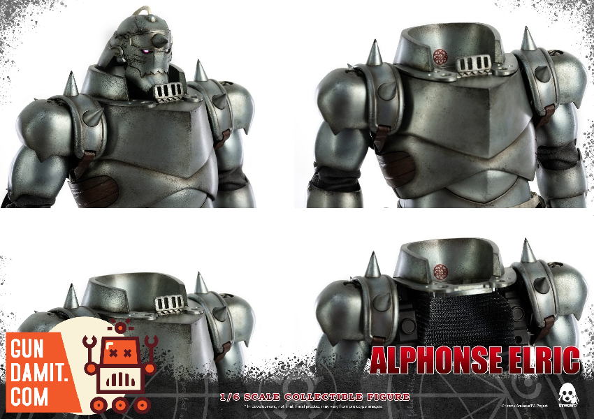 Alphonse Elric 3Z0095 figure full armor detail close-up Alphonse Elric 3Z0095 figure full armor detail close-up