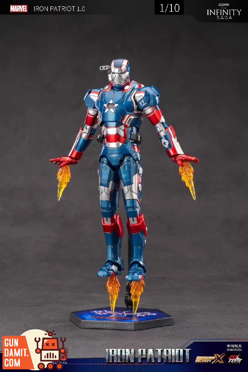 ZT Toys Iron Patriot 1/10 with jet flame effect parts ZT Toys Iron Patriot 1/10 with jet flame effect parts