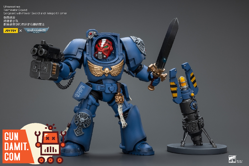 JoyToy Ultramarines Terminator Sergeant with power sword and storm bolter JoyToy Ultramarines Terminator Sergeant with power sword and storm bolter
