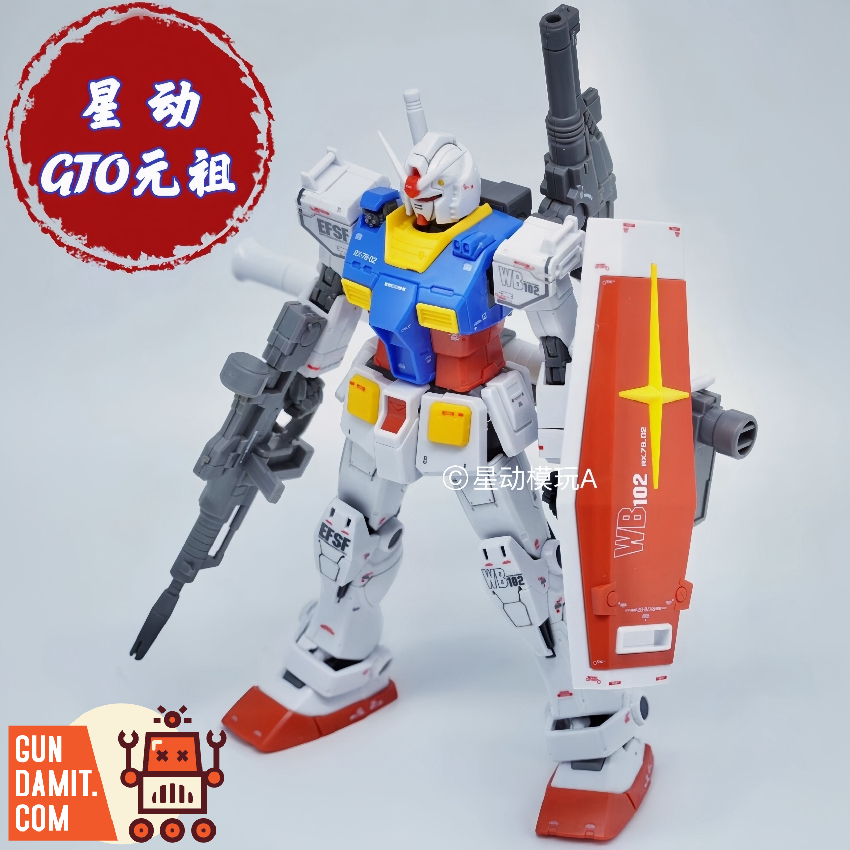 XingDong MoXing 1/144 RX-78-2 Gundam Origin with rifle and shield XingDong MoXing 1/144 RX-78-2 Gundam Origin with rifle and shield