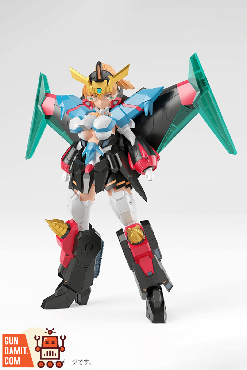 Kotobukiya CG006 Gaofigar combined mecha-girl form with full armor and wings Kotobukiya CG006 Gaofigar combined mecha-girl form with full armor and wings