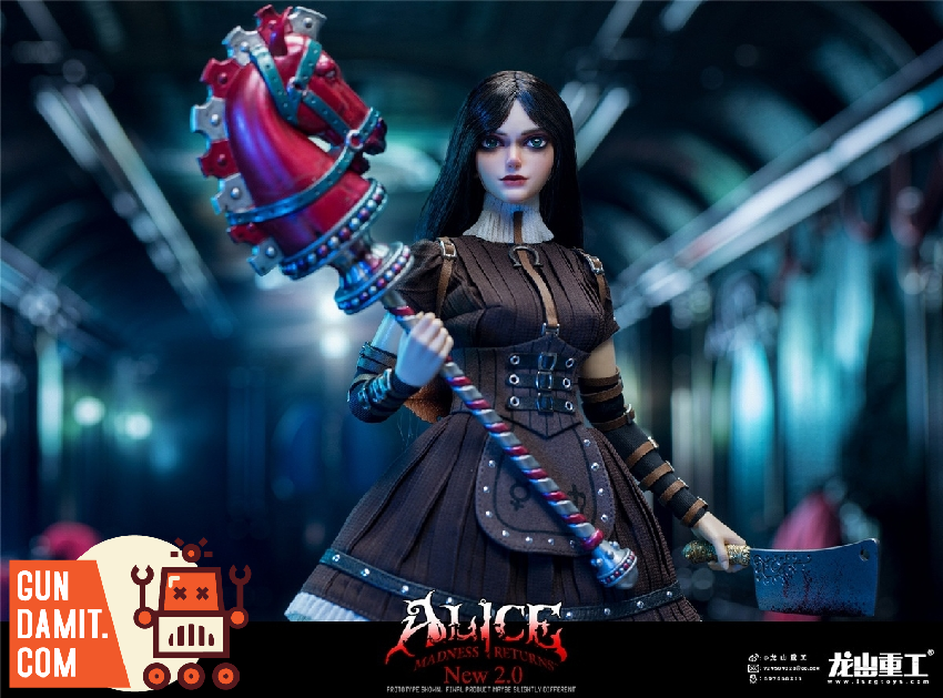 Alice Madness Returns 1/6 figure close-up face and hair sculpt Alice Madness Returns 1/6 figure close-up face and hair sculpt