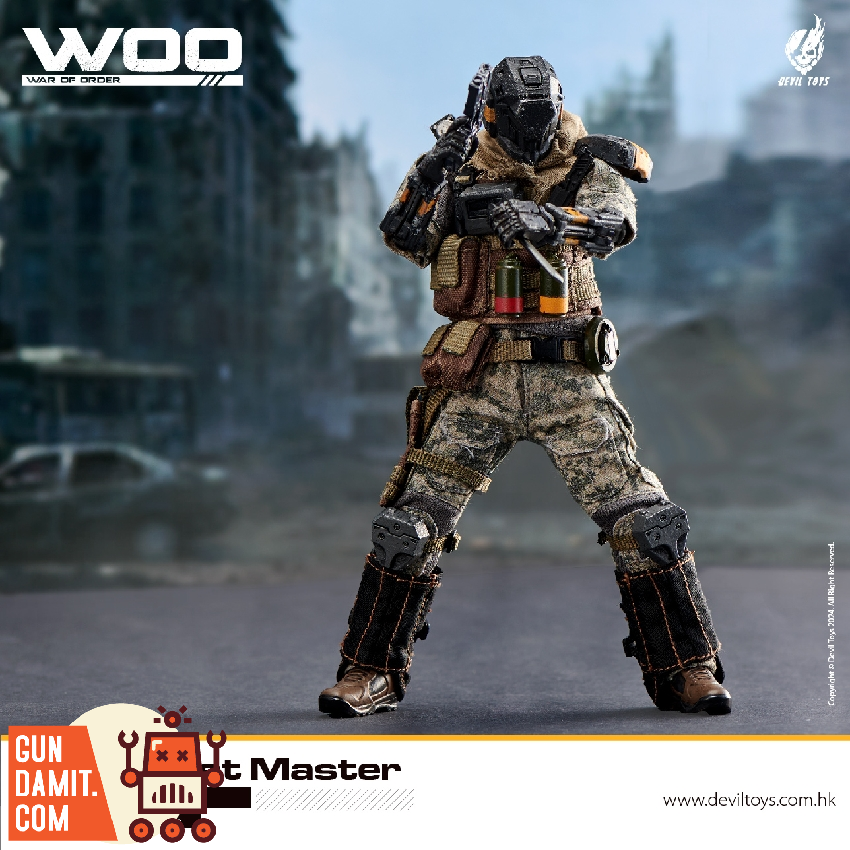 Devil Toys 1/12 War of Order Secret Master standing front pose Devil Toys 1/12 War of Order Secret Master standing front pose