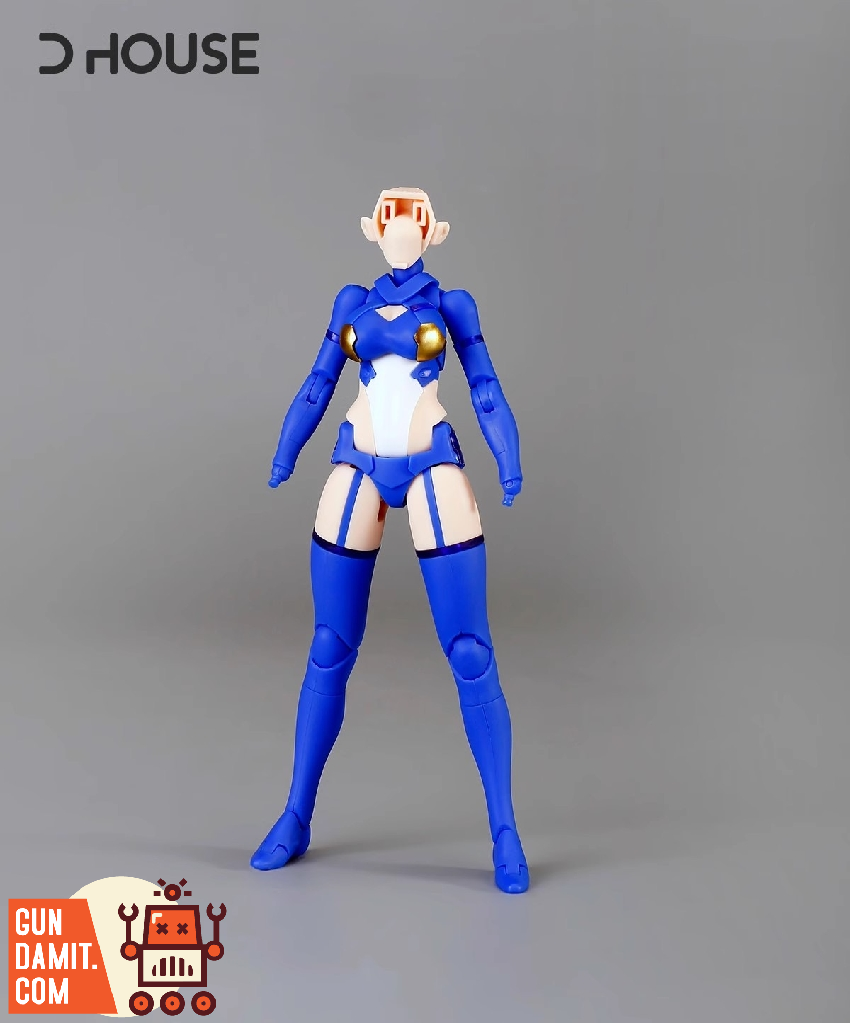 D House 1/12 Plain Figure Blue Version base body without headsculpt D House 1/12 Plain Figure Blue Version base body without headsculpt