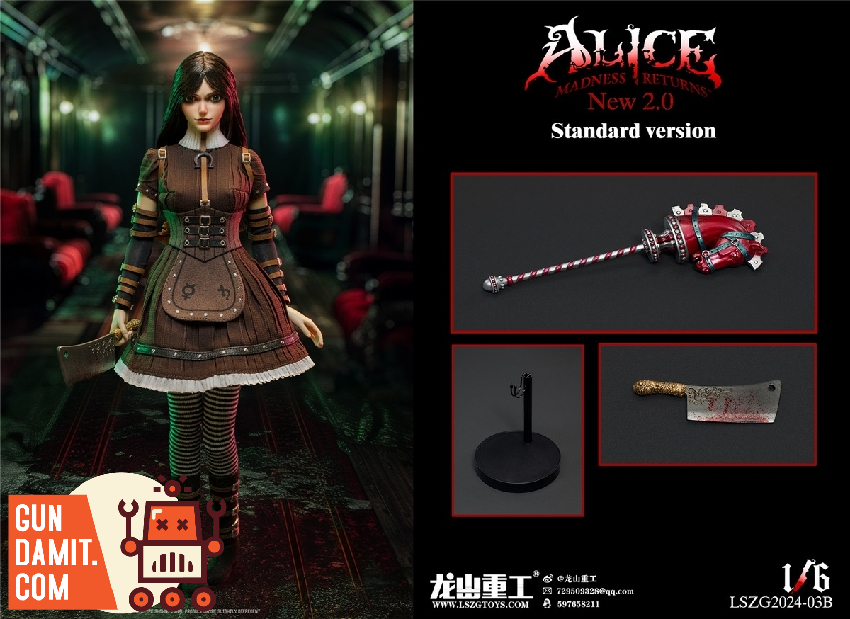 Longshan 1/6 Alice Madness Returns 2.0 Regular with accessories Longshan 1/6 Alice Madness Returns 2.0 Regular with accessories