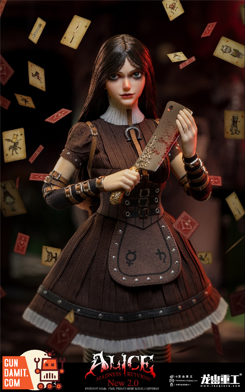 Longshan Alice 2.0 Regular Vorpal Blade weapon close-up detail Longshan Alice 2.0 Regular Vorpal Blade weapon close-up detail