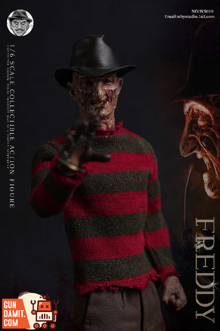 WHY Studio 1/6 Freddy dynamic slashing pose WHY Studio 1/6 Freddy dynamic slashing pose