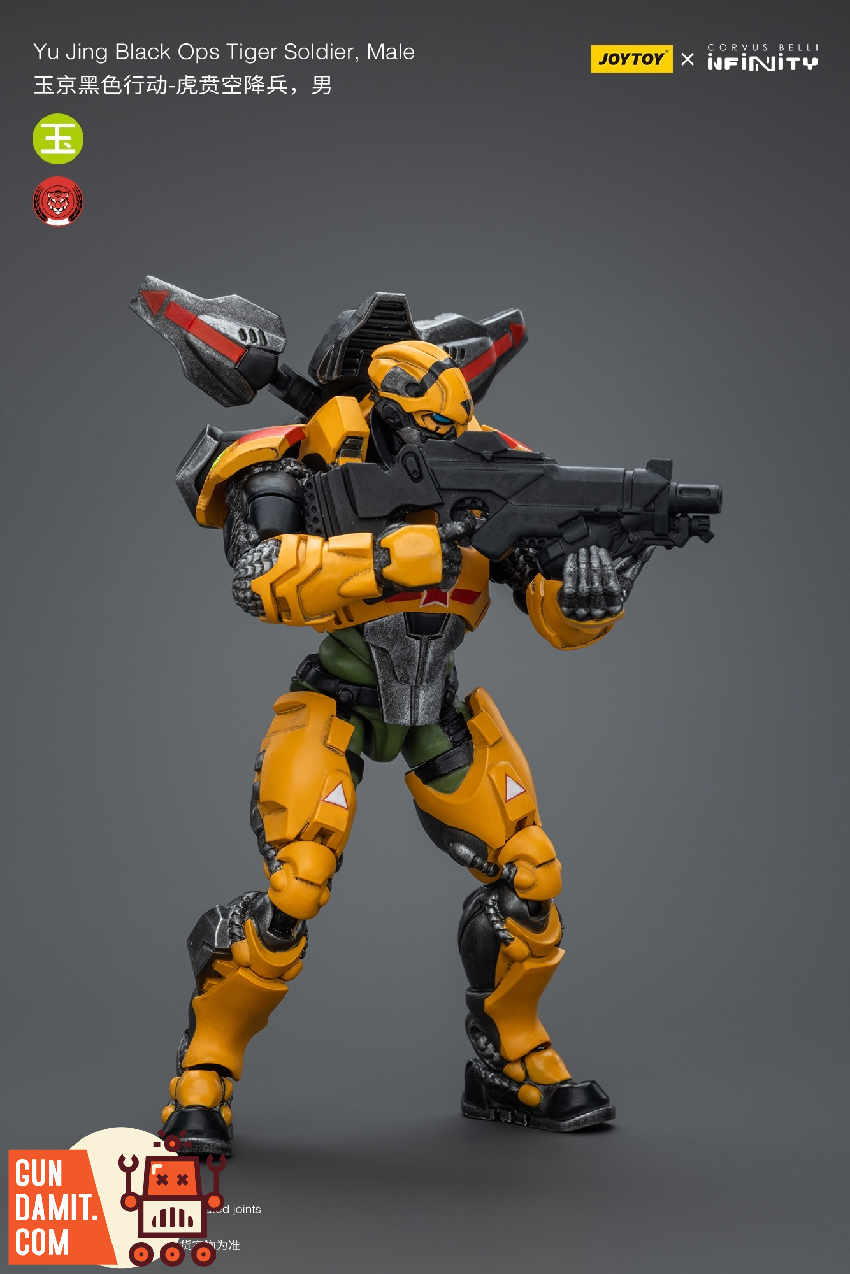 JoyToy Yu Jing Tiger Soldier Male aiming rifle action pose JoyToy Yu Jing Tiger Soldier Male aiming rifle action pose