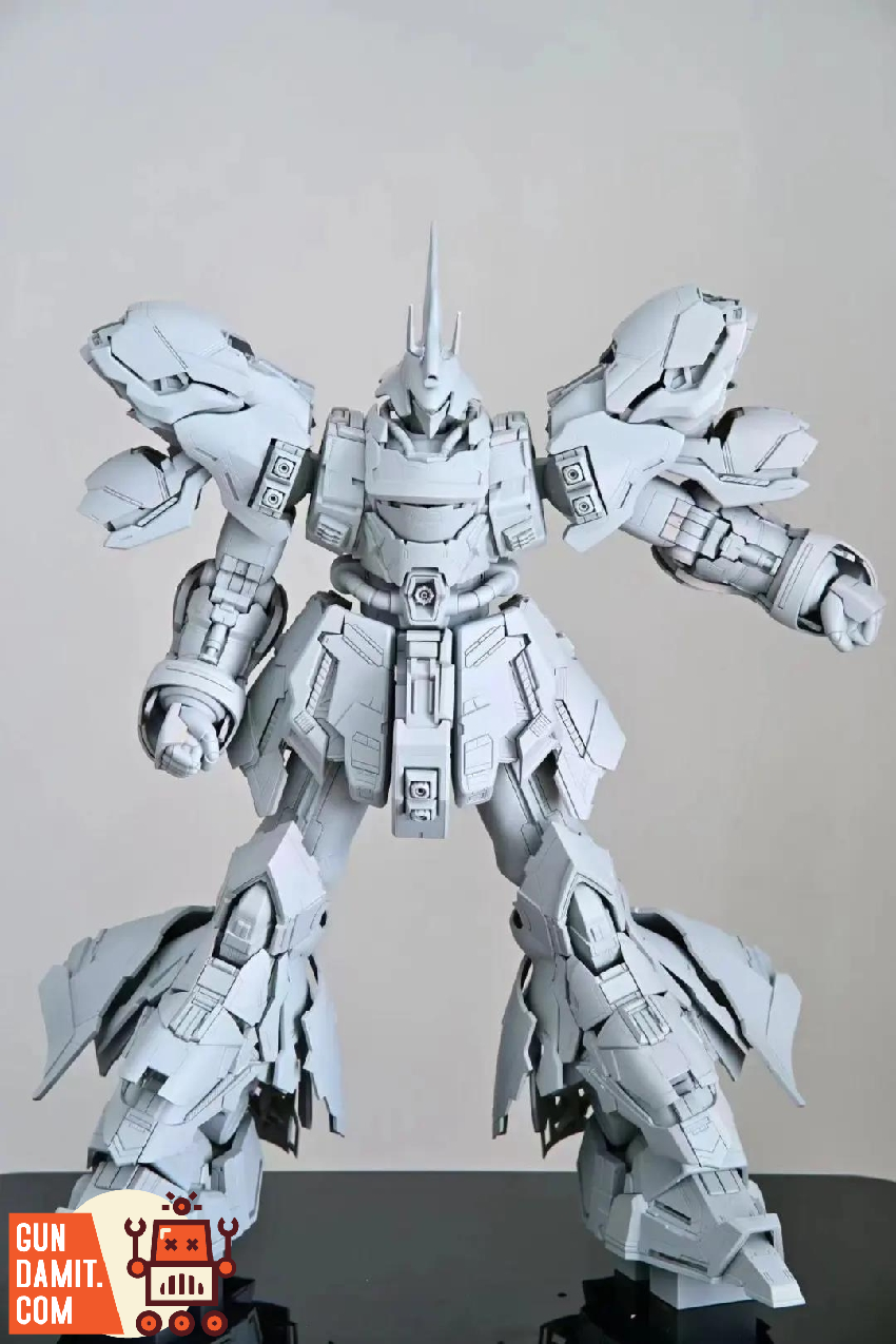 Second Production Line Sazabi statue base and display detail Second Production Line Sazabi statue base and display detail