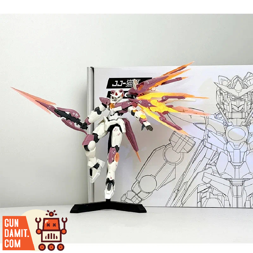 Shia Qan T Cat Ears pink model kit with beam weapons Shia Qan T Cat Ears pink model kit with beam weapons
