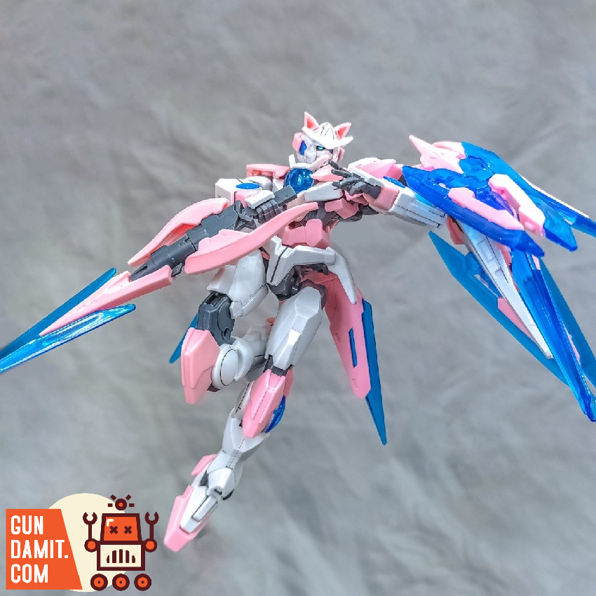Shia Qan T pink version model kit beam saber action pose Shia Qan T pink version model kit beam saber action pose