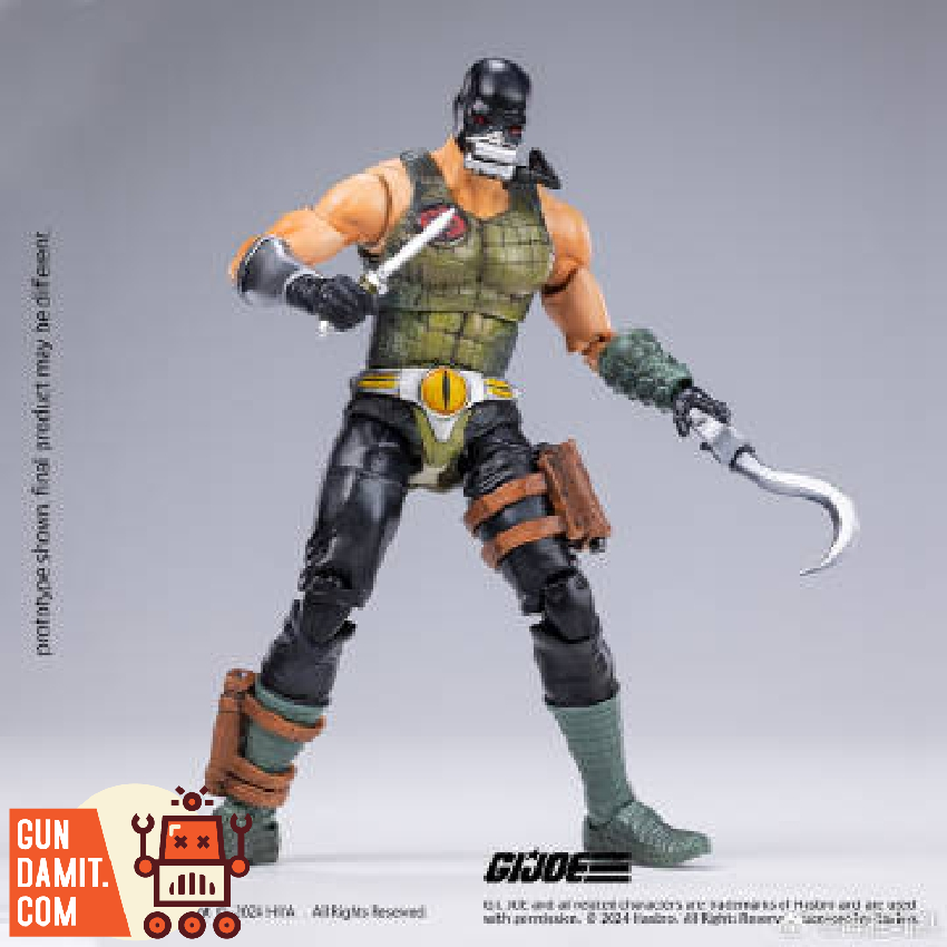 Hiya Exquisite Mini Croc Master standing pose with weapons Hiya Exquisite Mini Croc Master standing pose with weapons