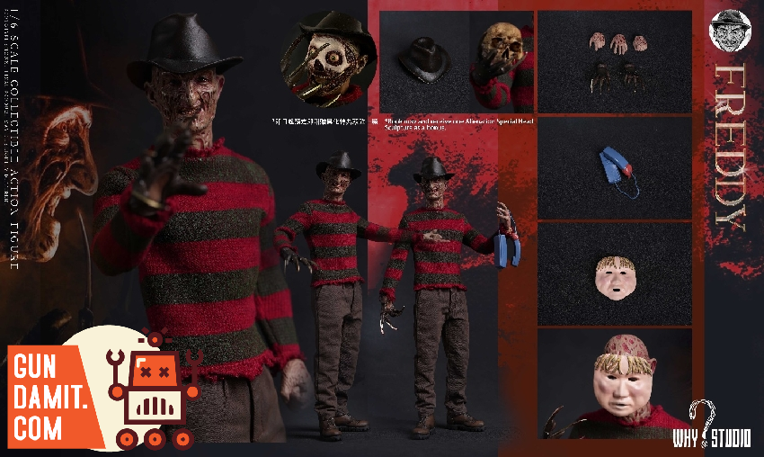 WHY Studio Freddy Vs Jason set detail close-up WHY Studio Freddy Vs Jason set detail close-up