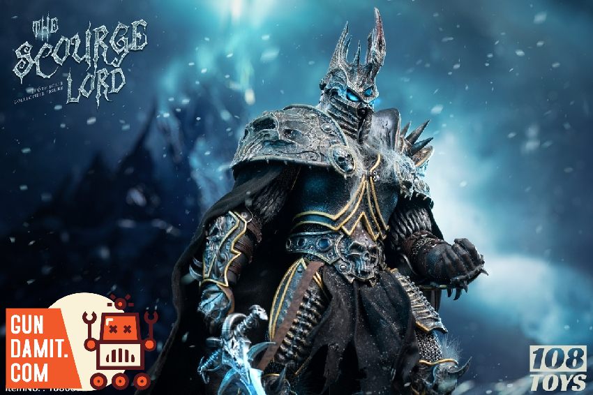 108 Toys Frozen Demon King side view showing detailed ice crown and cape 108 Toys Frozen Demon King side view showing detailed ice crown and cape