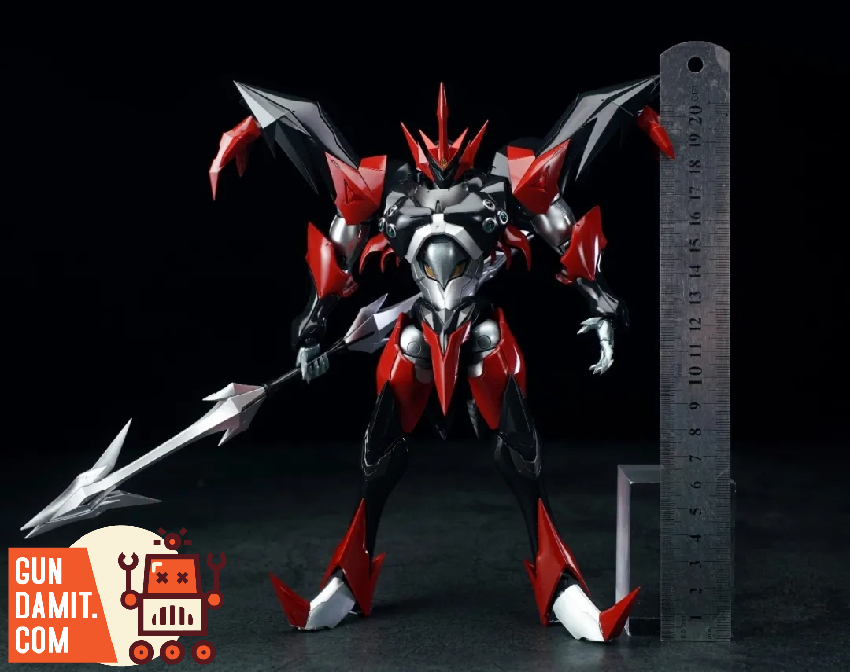 Tekkaman Evil full accessories and weapon parts display Tekkaman Evil full accessories and weapon parts display
