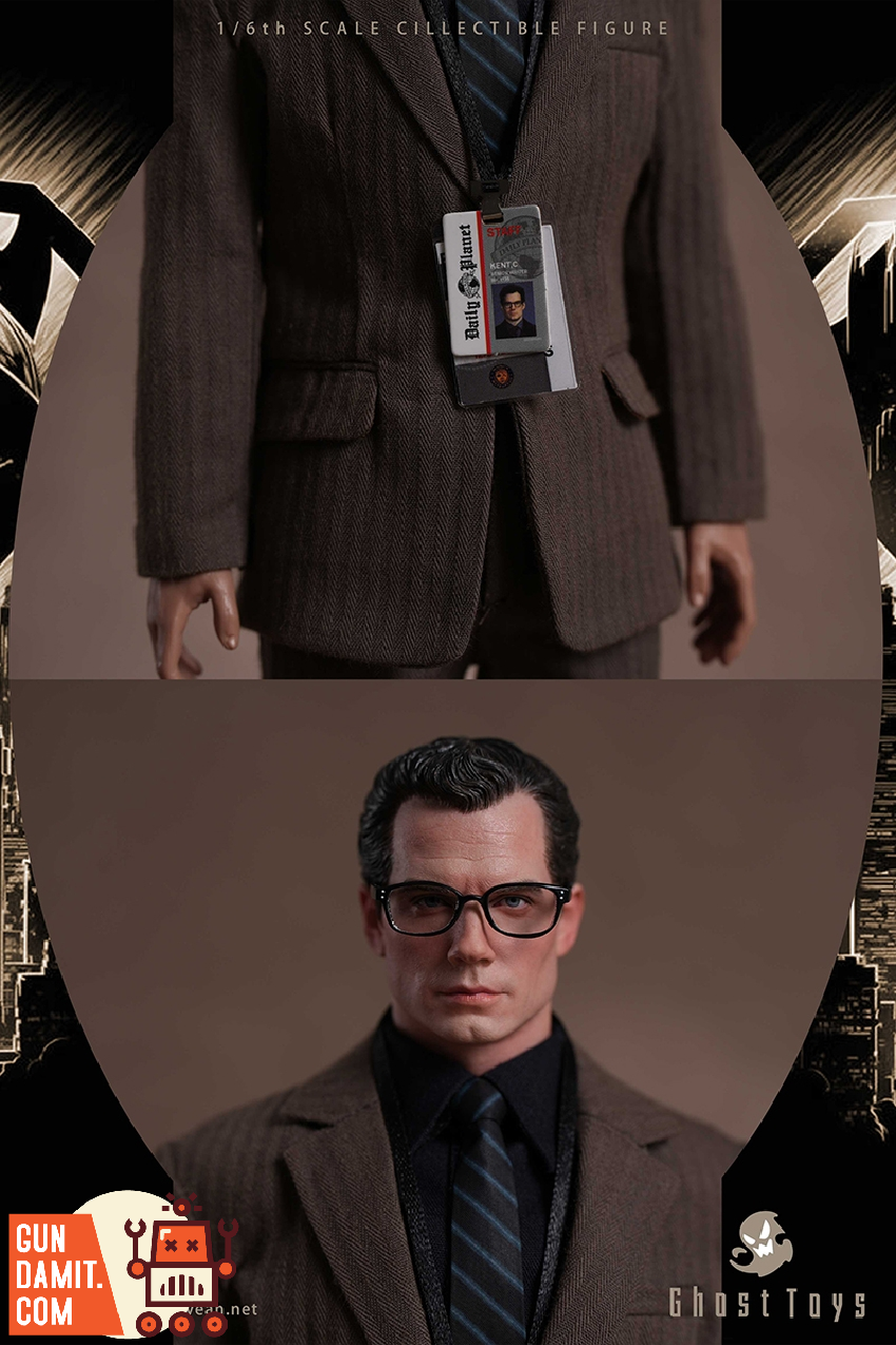 Ghost Toys Clark Kent 1/6 figure side view with glasses and business suit Ghost Toys Clark Kent 1/6 figure side view with glasses and business suit