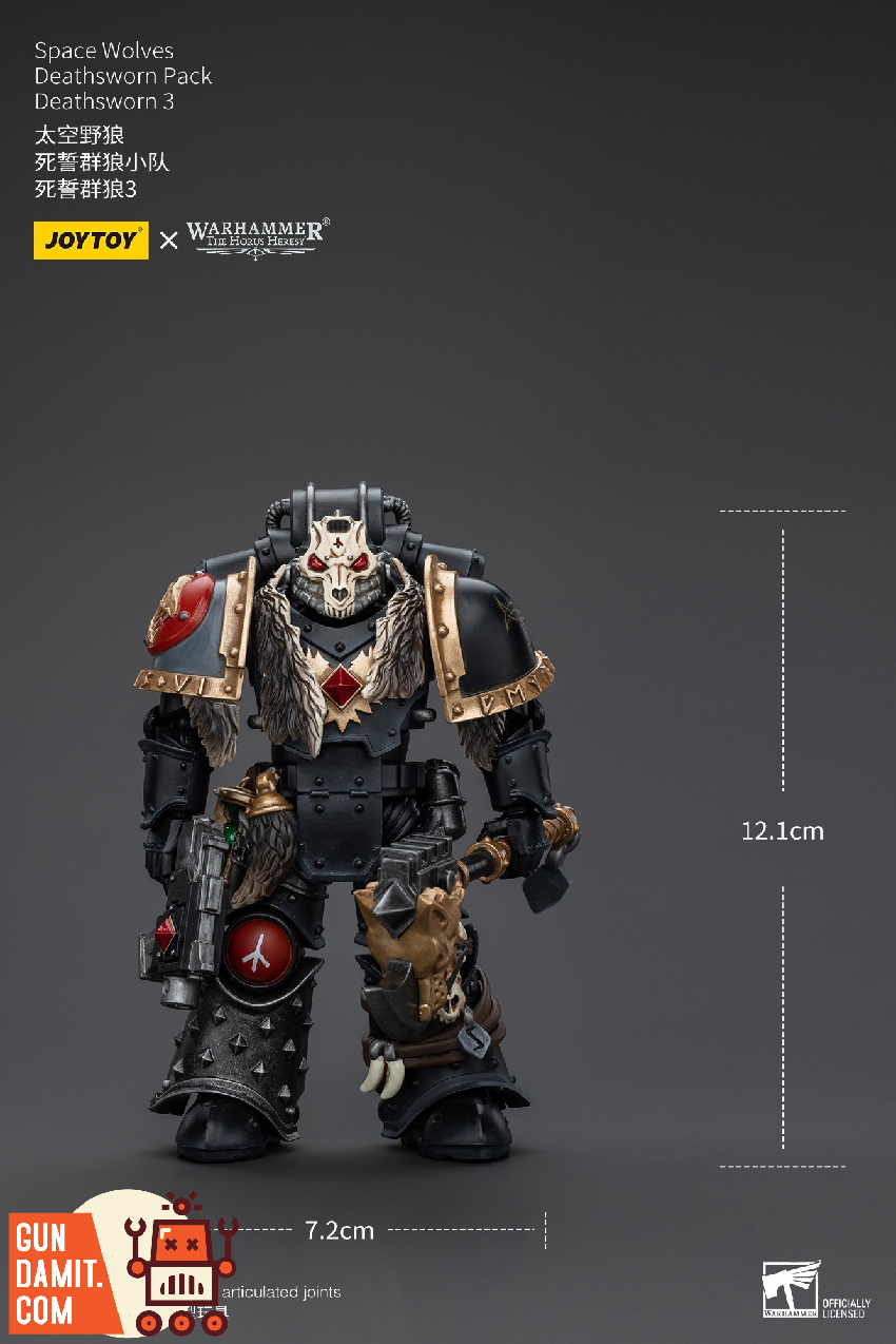 JoyToy Deathsworn 3 showing 12.1cm height dimensions JoyToy Deathsworn 3 showing 12.1cm height dimensions