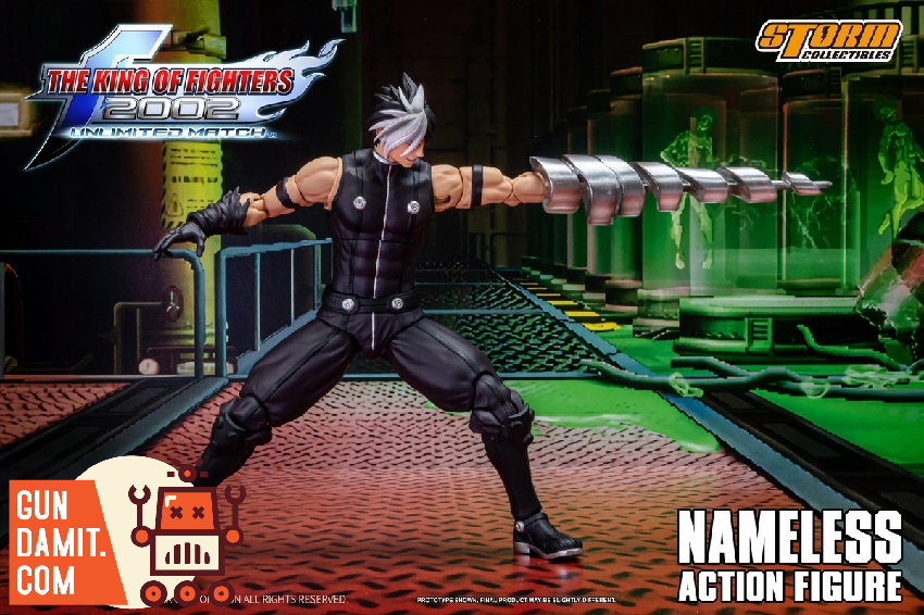 Storm Toys KOF Nameless fighting stance with arms extended Storm Toys KOF Nameless fighting stance with arms extended