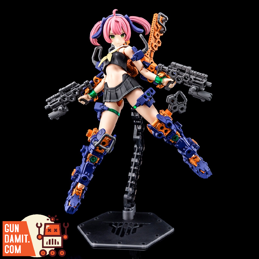 Kotobukiya KP779 Buster Doll Gunner dual-wielding heavy guns action pose Kotobukiya KP779 Buster Doll Gunner dual-wielding heavy guns action pose
