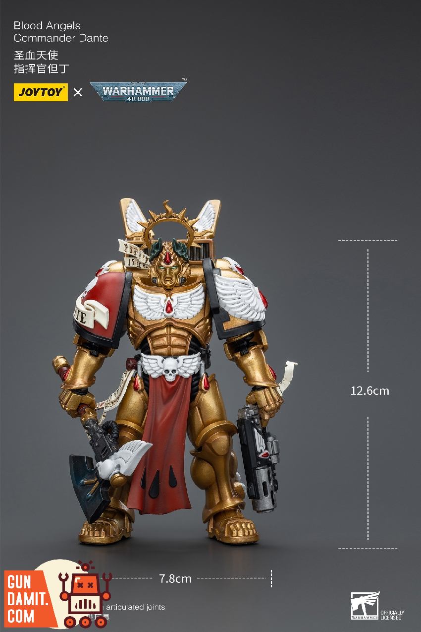 JoyToy Warhammer 40K Dante 1/18 action figure back detail JoyToy Warhammer 40K Dante 1/18 action figure back detail