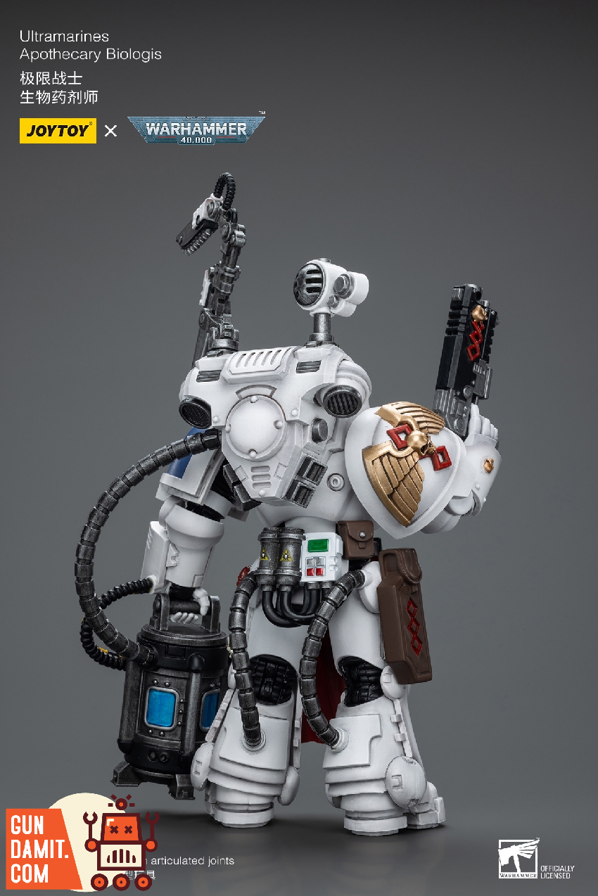 JoyToy Ultramarines Apothecary Biologis figure side profile JoyToy Ultramarines Apothecary Biologis figure side profile