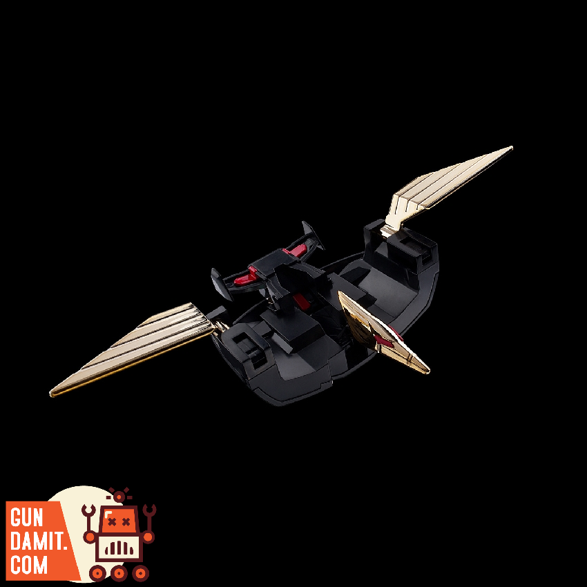 Sentinel Furai Model Power Rangers Megazord black limited version front view assembled Sentinel Furai Model Power Rangers Megazord black limited version front view assembled
