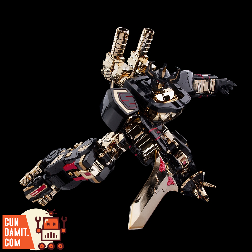 Sentinel Power Rangers Megazord black limited model kit rear view Sentinel Power Rangers Megazord black limited model kit rear view