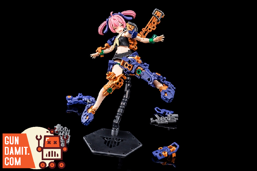 Kotobukiya Megami Device Buster Doll Gunner Midnight Fang with weapons and spare parts Kotobukiya Megami Device Buster Doll Gunner Midnight Fang with weapons and spare parts