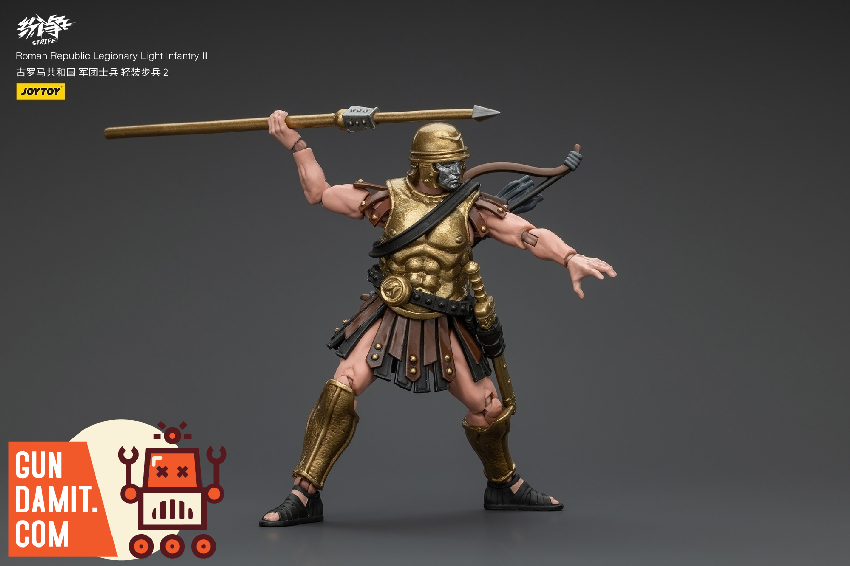 JoyToy Roman Legionary Light Infantry II dynamic spear thrust pose JoyToy Roman Legionary Light Infantry II dynamic spear thrust pose
