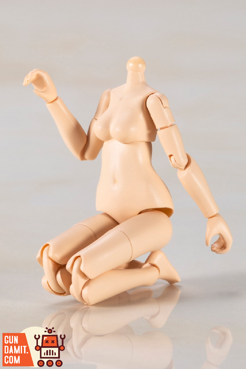 Kotobukiya Frame Arms Girl Prime Body seated articulation demonstration Kotobukiya Frame Arms Girl Prime Body seated articulation demonstration
