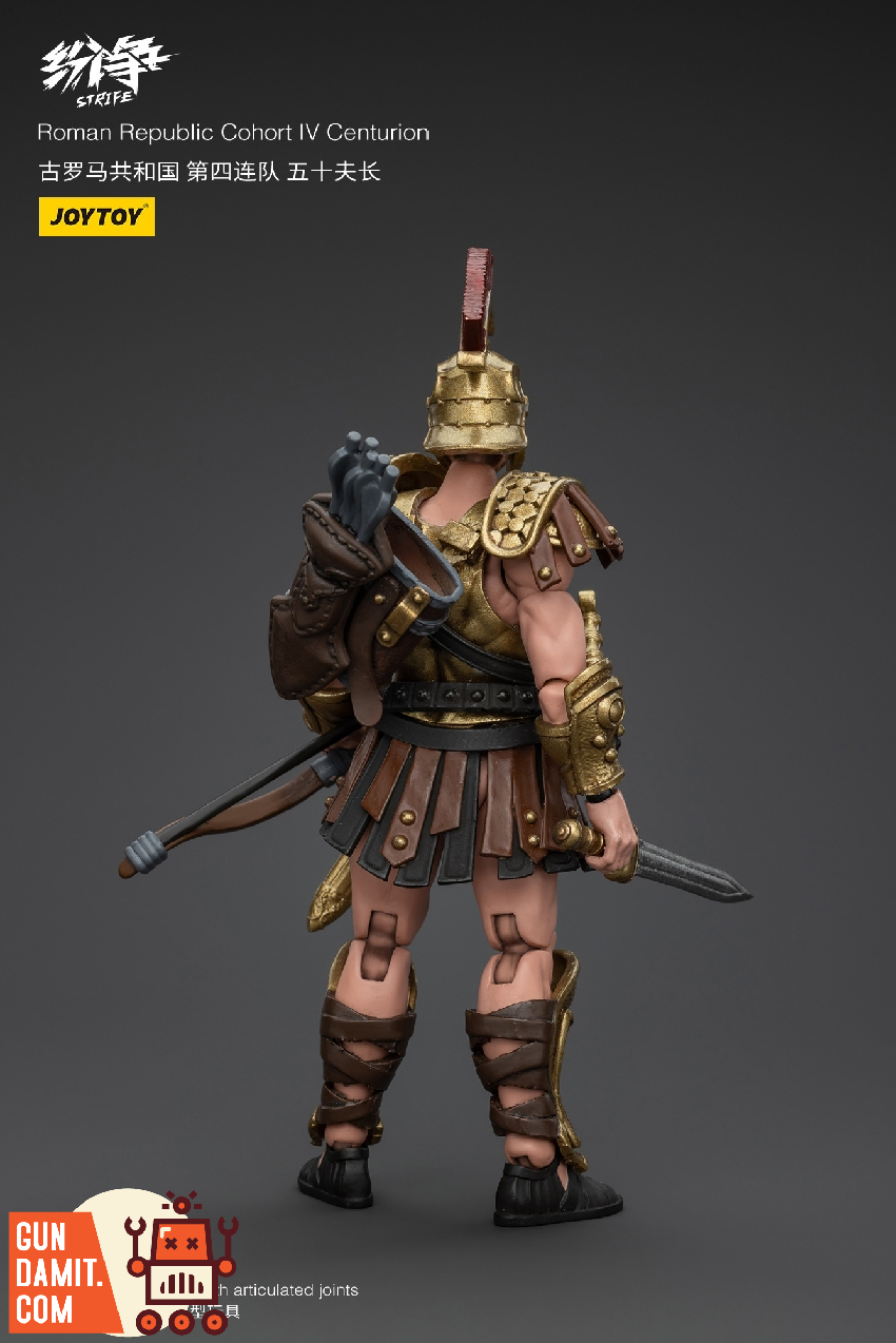 JoyToy Strife Centurion 1/18 rear view showing armor detail JoyToy Strife Centurion 1/18 rear view showing armor detail