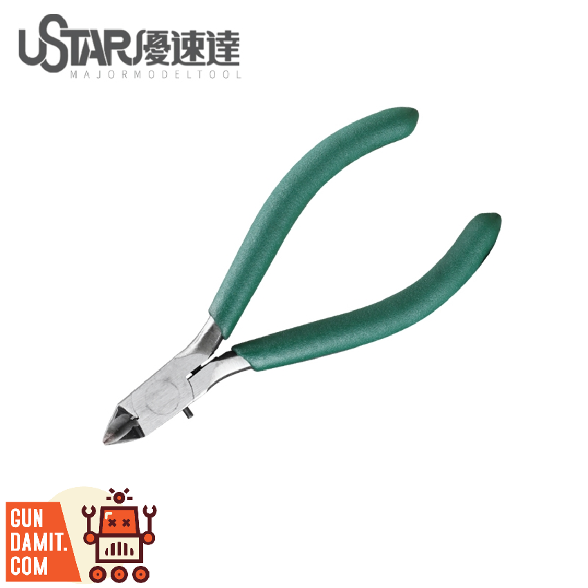 U-Star UA-91340 thin-blade nippers full product view on white background U-Star UA-91340 thin-blade nippers full product view on white background