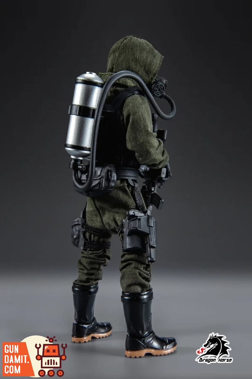 Dragon Horse SCP Foundation 1/12 limited figure dynamic aiming pose Dragon Horse SCP Foundation 1/12 limited figure dynamic aiming pose