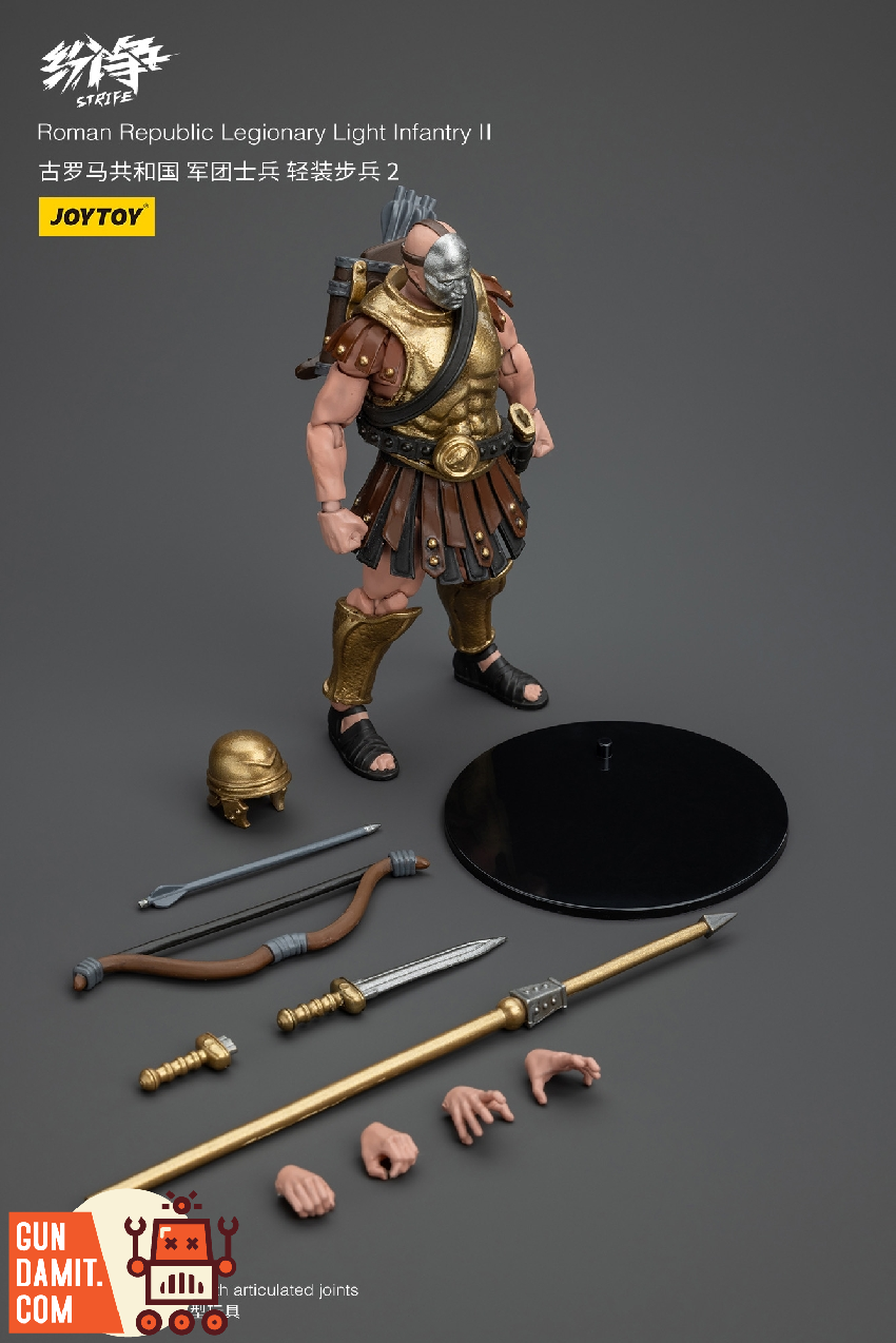JoyToy Strife Legionary Light Infantry II full accessory layout JoyToy Strife Legionary Light Infantry II full accessory layout