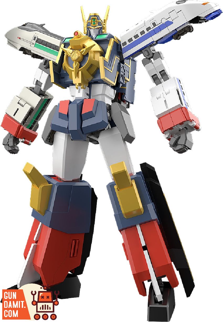 Good Smile Company The Brave Express Might Gaine action figure front view Good Smile Company The Brave Express Might Gaine action figure front view