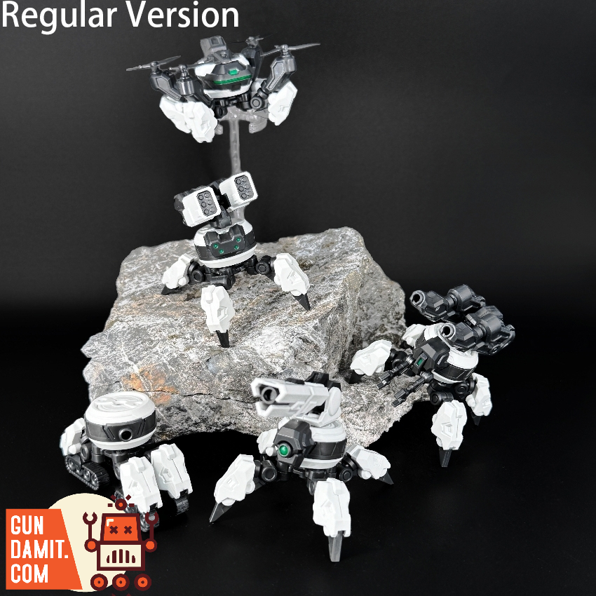 Spider Fortress mecha model kit side profile display Spider Fortress mecha model kit side profile display