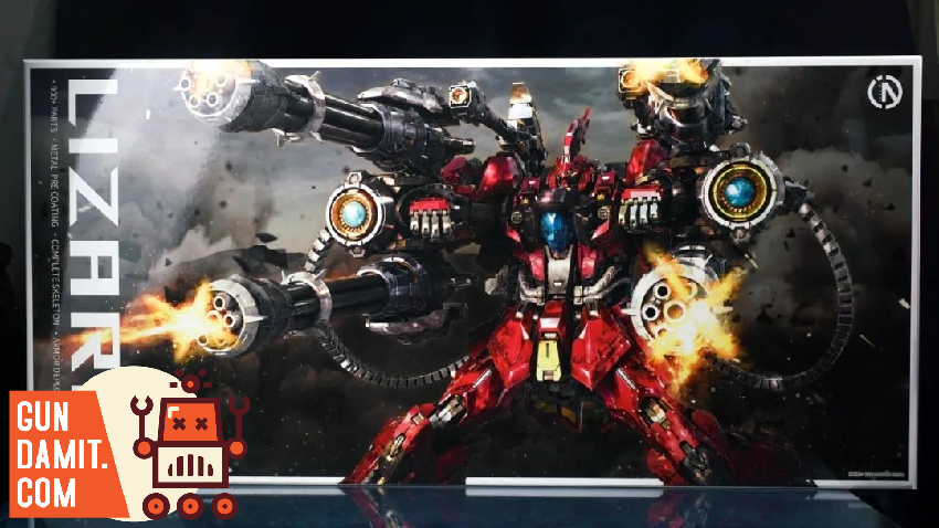 IN ERA+ 1/100 Lizard box art front showing mecha illustration IN ERA+ 1/100 Lizard box art front showing mecha illustration