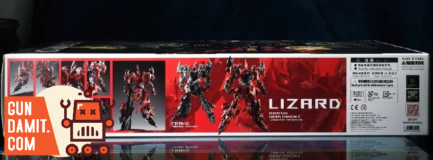 IN ERA+ 1/100 Lizard box side panel with multiple pose views IN ERA+ 1/100 Lizard box side panel with multiple pose views