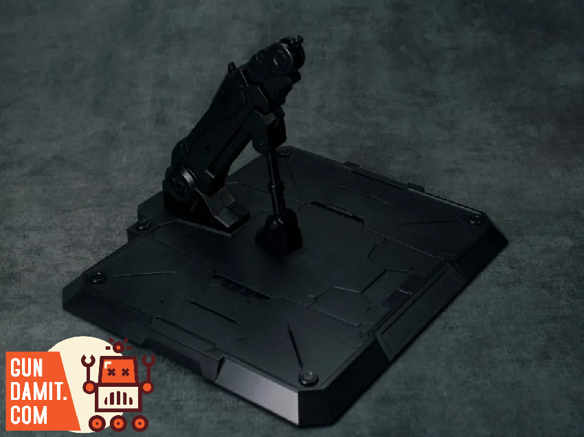 Black action base stand included with CangDao Tianfa model kit for display Black action base stand included with CangDao Tianfa model kit for display