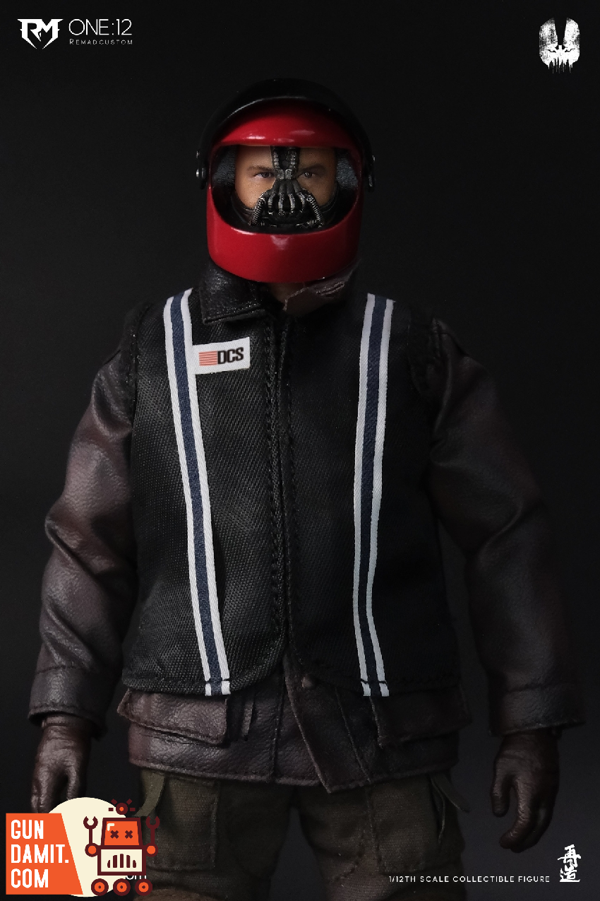 Remad Destroyer Deluxe full red helmet portrait view Remad Destroyer Deluxe full red helmet portrait view