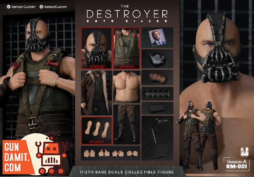 Destroyer RM001A full accessories layout with coat and mask Destroyer RM001A full accessories layout with coat and mask