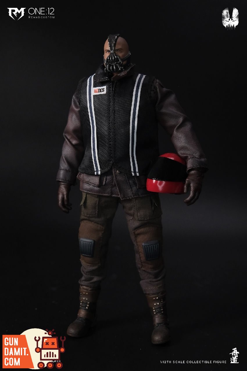 Remad Destroyer Deluxe biker jacket with red helmet Remad Destroyer Deluxe biker jacket with red helmet